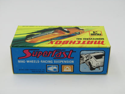 Matchbox Superfast 3B Monteverdi Hai SILVER PAINTED BASE