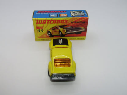 Matchbox Superfast 44B Boss Mustang DARK YELLOW Body