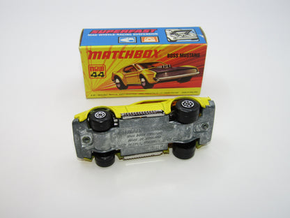 Matchbox Superfast 44B Boss Mustang DARK YELLOW Body