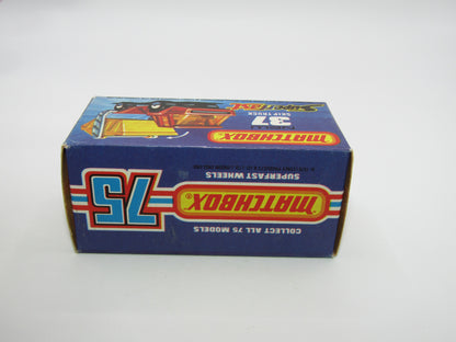 Matchbox Superfast No 37C Skip Truck ORANGE Red Skip, Black Base