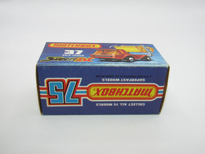 Matchbox Superfast No 37C Skip Truck ORANGE Red Skip, Black Base
