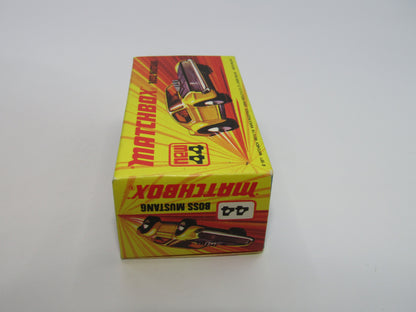 Matchbox Superfast 44B Boss Mustang DARK YELLOW Body