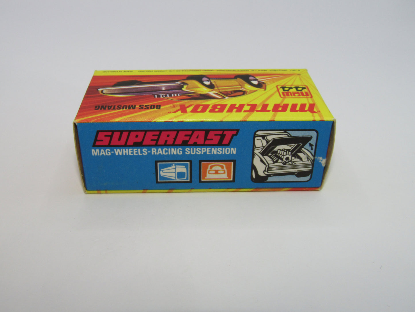 Matchbox Superfast 44B Boss Mustang DARK YELLOW Body