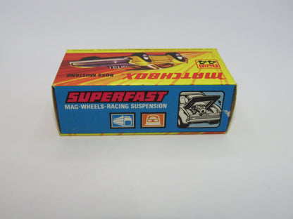 Matchbox Superfast 44B Boss Mustang DARK YELLOW Body