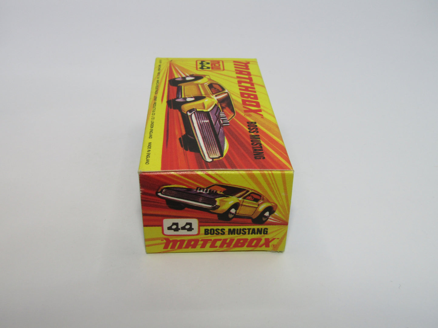 Matchbox Superfast 44B Boss Mustang DARK YELLOW Body