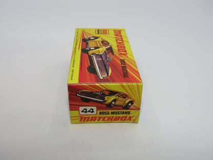 Matchbox Superfast 44B Boss Mustang DARK YELLOW Body
