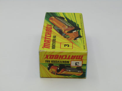 Matchbox Superfast 3B Monteverdi Hai, No Label YELLOW Interior