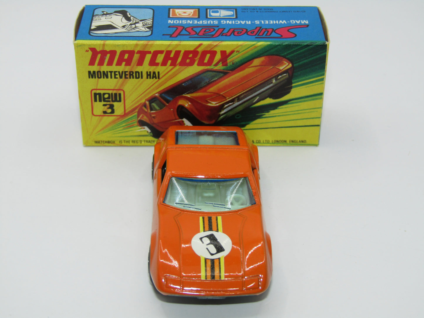 Matchbox Superfast 3B Monteverdi Hai PALE BLUE Windows