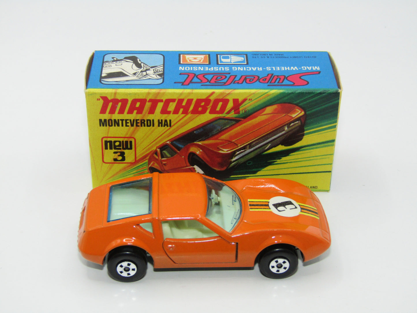 Matchbox Superfast 3B Monteverdi Hai PALE BLUE Windows
