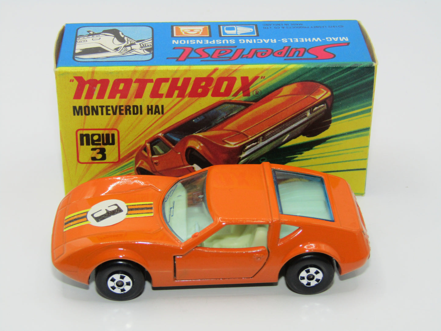 Matchbox Superfast 3B Monteverdi Hai PALE BLUE Windows