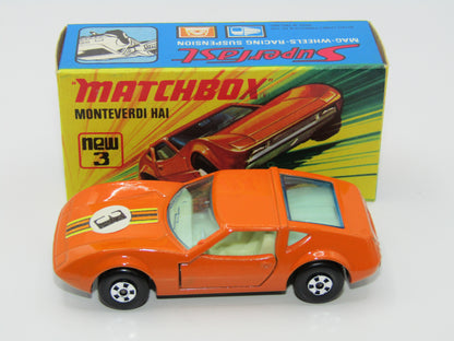 Matchbox Superfast 3B Monteverdi Hai PALE BLUE Windows