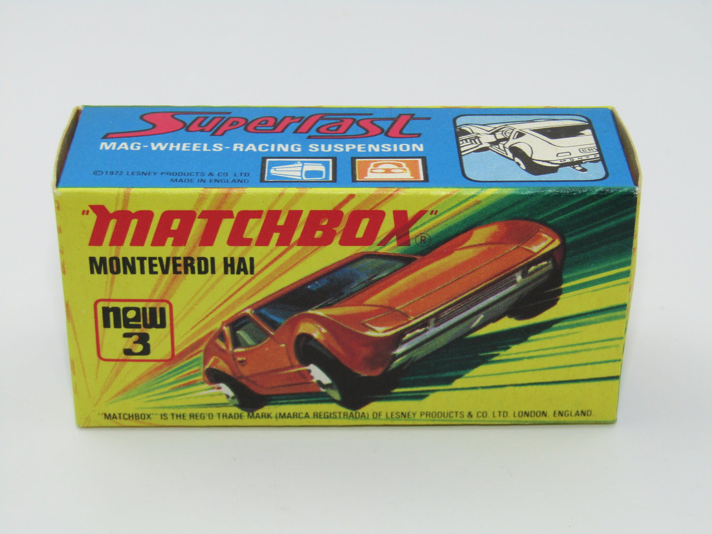 Matchbox Superfast 3B Monteverdi Hai PALE BLUE Windows