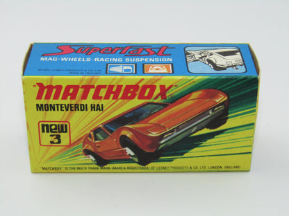 Matchbox Superfast 3B Monteverdi Hai PALE BLUE Windows