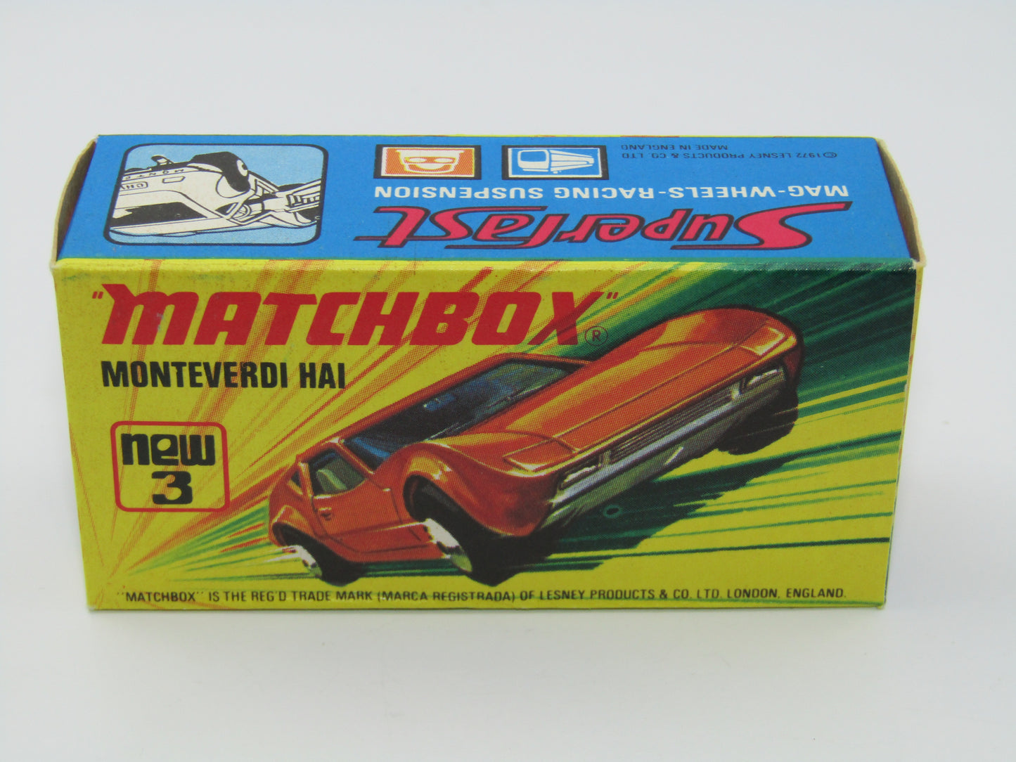 Matchbox Superfast 3B Monteverdi Hai PALE BLUE Windows