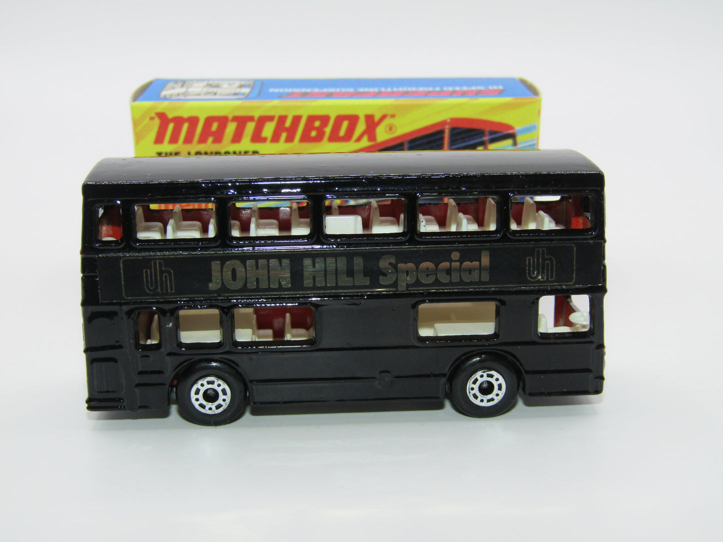 Matchbox Superfast No 17B The Londoner Code 3 John Hills Special Black