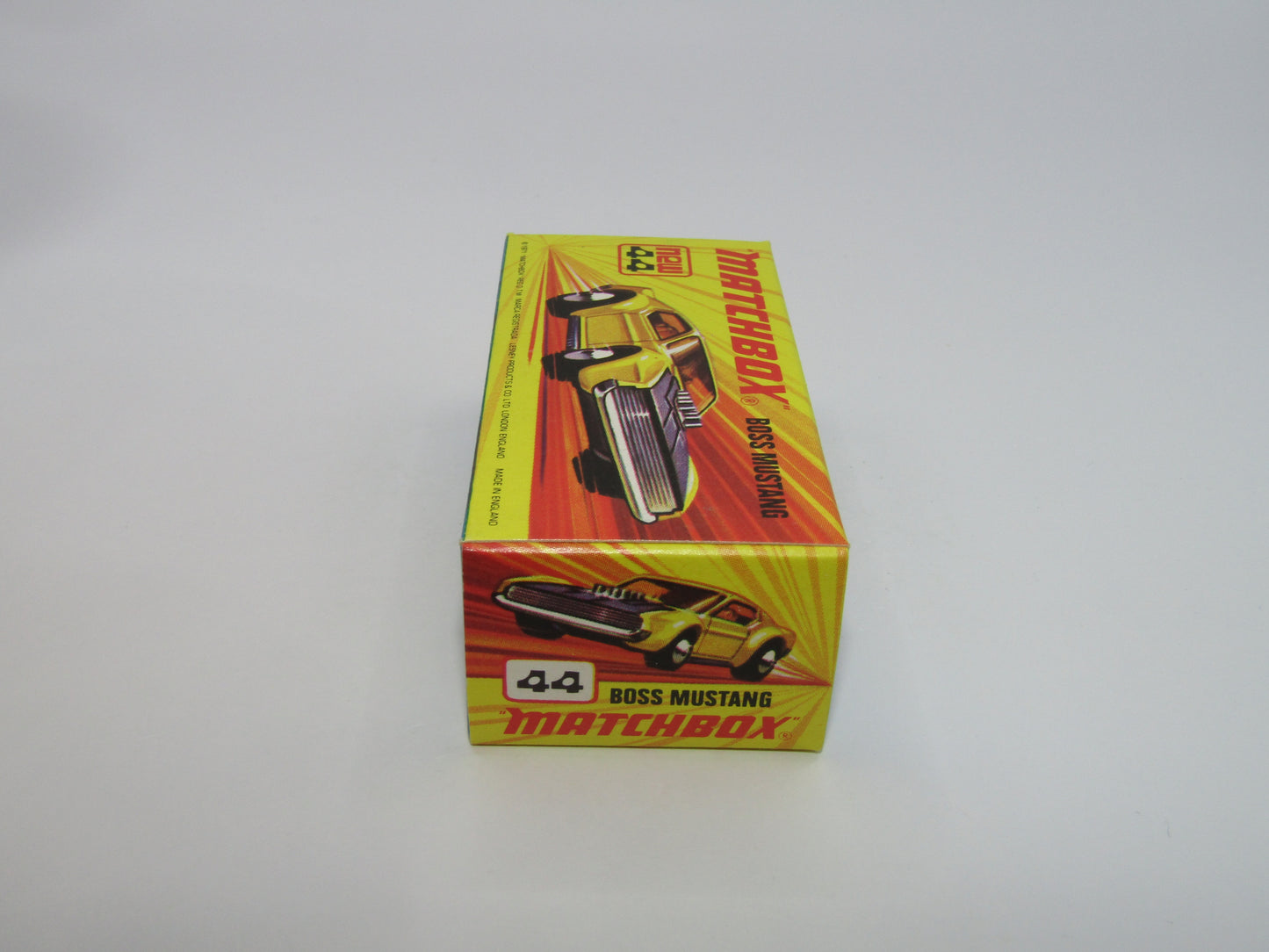 Matchbox Superfast 44B Boss Mustang Lt Orange BLACK The Boss Dk Amber Windows