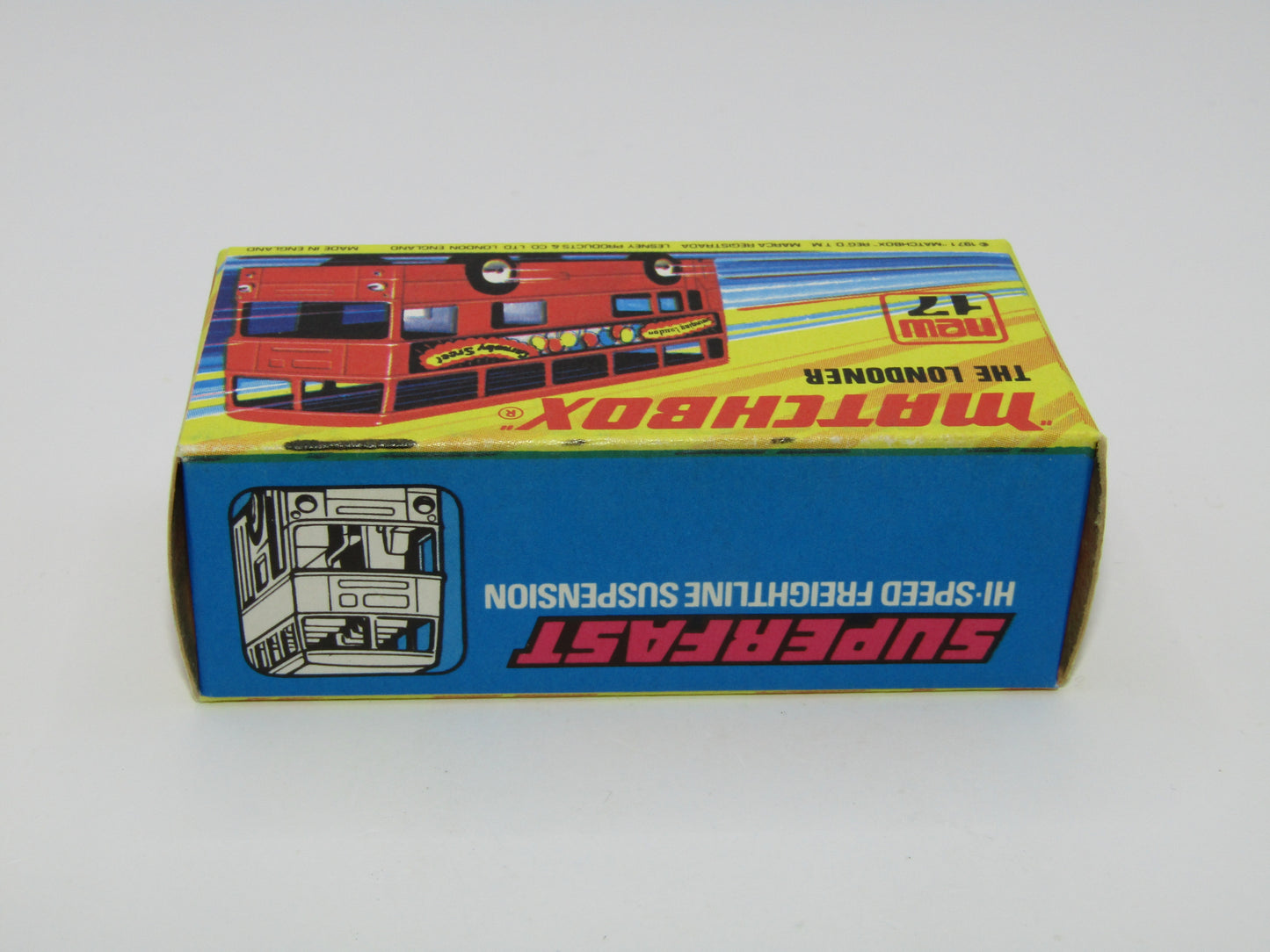 Matchbox Superfast No 17B The Londoner Code 3 John Hills Special Black
