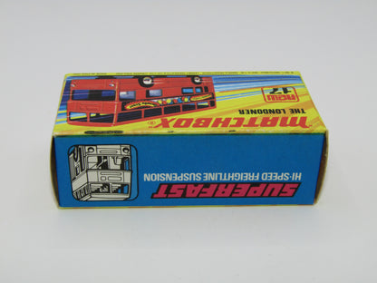 Matchbox Superfast No 17B The Londoner Code 3 John Hills Special Black