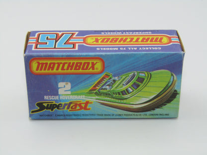 Matchbox Superfast 2C Rescue Hovercraft TAN Base