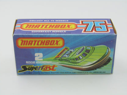 Matchbox Superfast 2C Rescue Hovercraft TAN Base