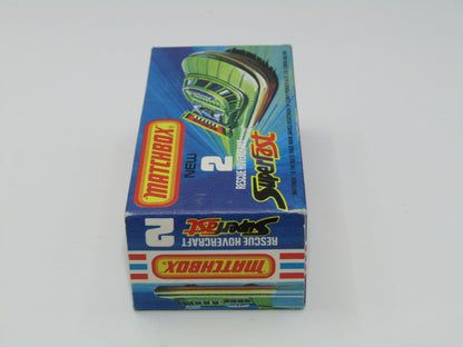 Matchbox Superfast 2C Rescue Hovercraft Avacado RESCUE Labels
