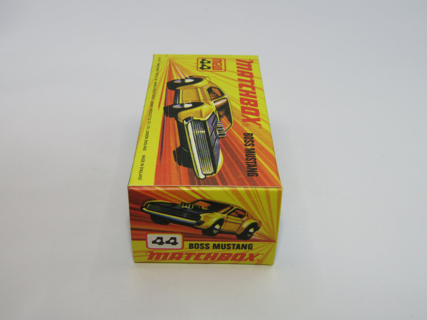 Matchbox Superfast 44B Boss Mustang OLIVE GREEN Dark Amber Windows