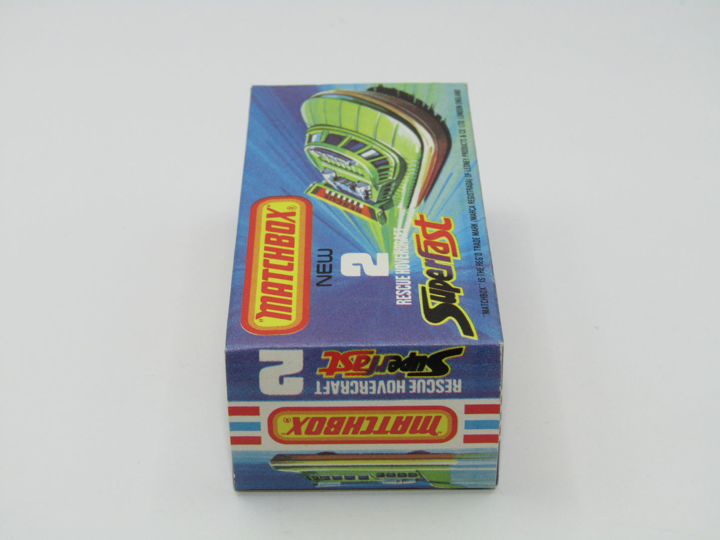 Matchbox Superfast 2C Rescue Hovercraft Avacado 2000 Labels