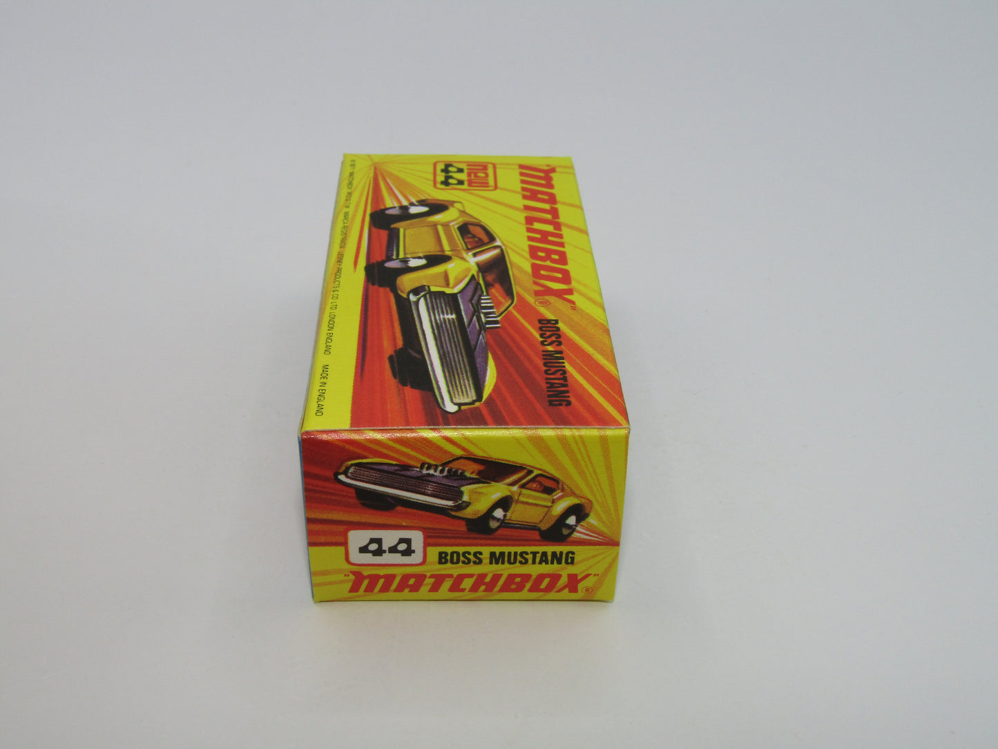 Matchbox Superfast 44B Boss Mustang Dark Green Dark Amber Windows