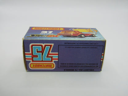 Matchbox Superfast No 37C Skip Truck Metallic Blue Silver Base