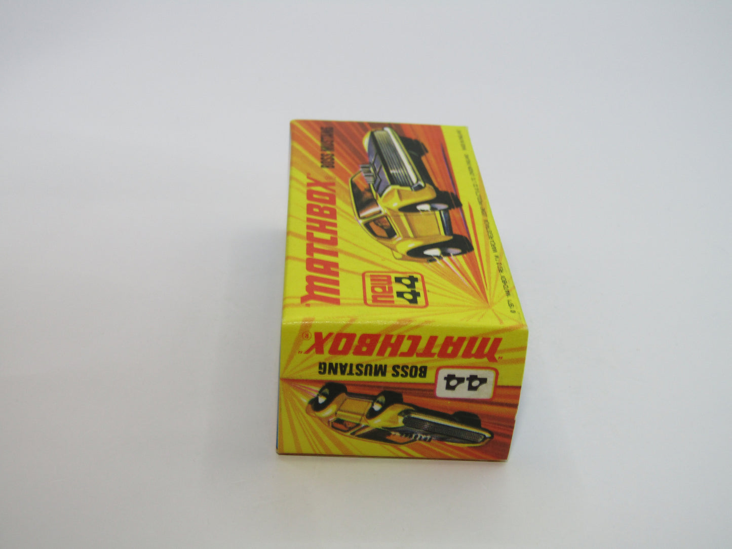 Matchbox Superfast 44B Boss Mustang Dark Green LIGHT Amber Windows