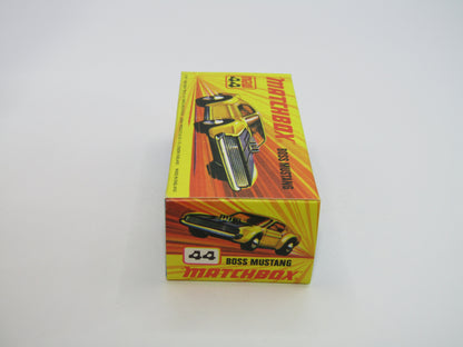 Matchbox Superfast 44B Boss Mustang Dark Green LIGHT Amber Windows