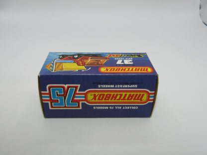 Matchbox Superfast No 37C Skip Truck Met Blue BLACK Interior BLUE-GREY Base