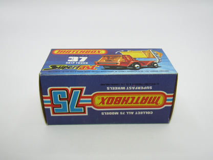 Matchbox Superfast No 37C Skip Truck Met Blue BLACK Interior BLUE-GREY Base