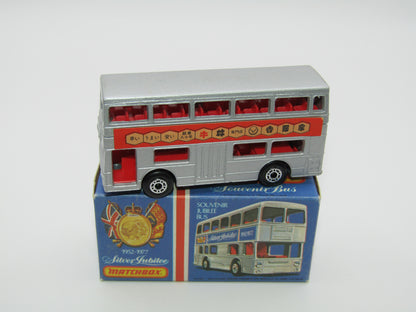 Matchbox Superfast No 17B The Londoner Japan Yoshinoya Specialty Shop SILVER BUS