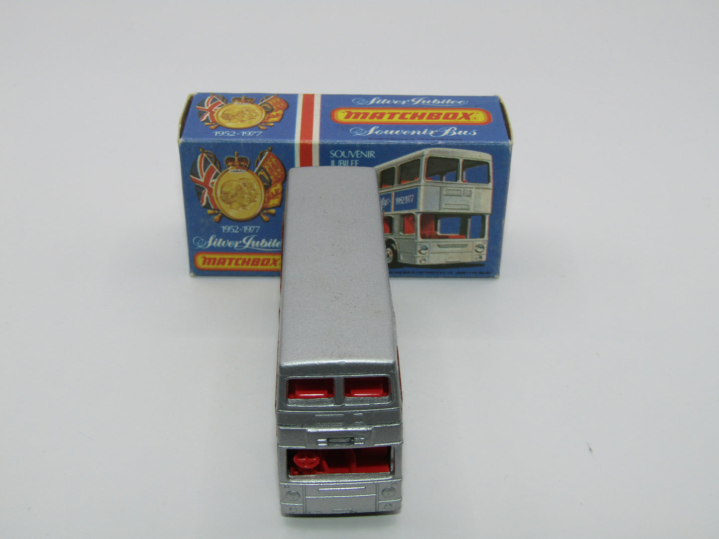 Matchbox Superfast No 17B The Londoner Japan Yoshinoya Specialty Shop SILVER BUS