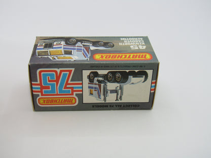 Matchbox Superfast 45C Kenworth Truck Red, White, Blue, Yellow Stripes