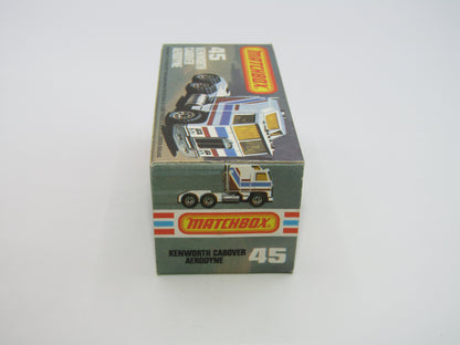 Matchbox Superfast 45C Kenworth Truck Red, White, Blue, Yellow Stripes