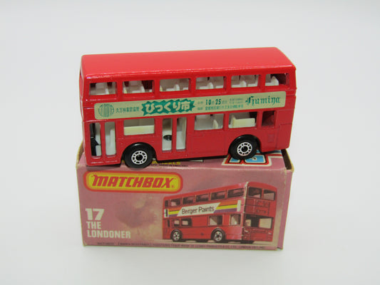 Matchbox Superfast No 17C London Bus Japan Pikkuri City