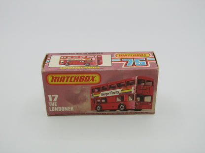 Matchbox Superfast No 17C London Bus Japan Pikkuri City