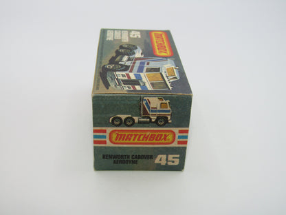 Matchbox Superfast 45C Kenworth Truck Red, White, Blue, Yellow Stripes