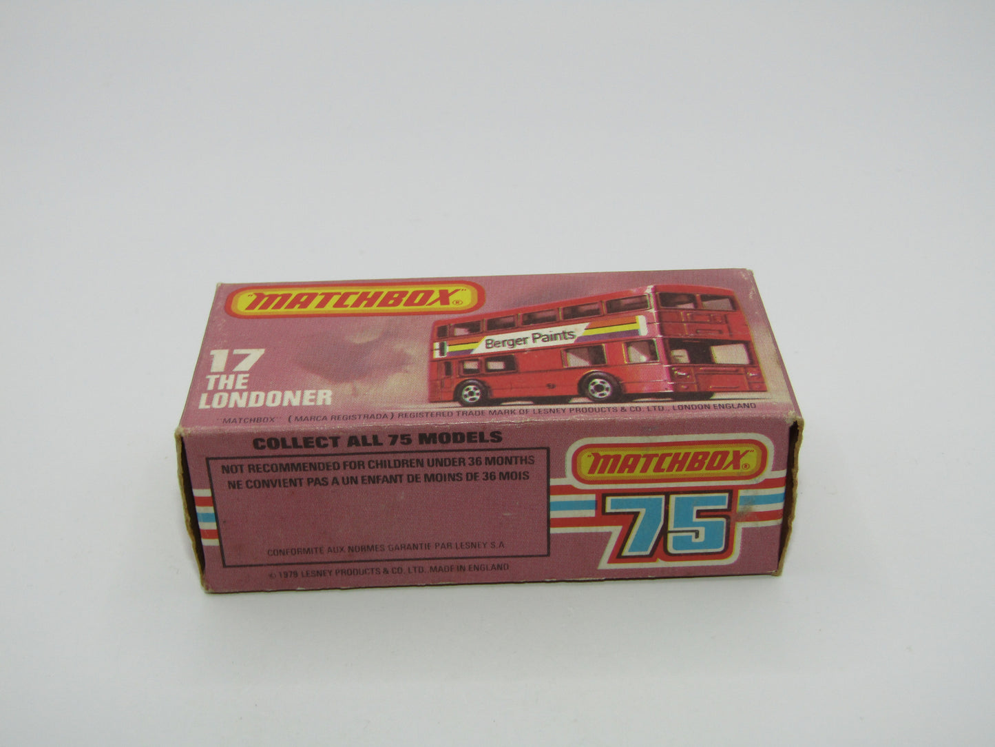 Matchbox Superfast No 17C London Bus Japan Pikkuri City