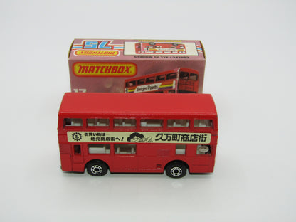 Matchbox Superfast No 17C London Bus Japan Kumanmachi Shopping Street
