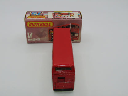Matchbox Superfast No 17C London Bus Japan Kumanmachi Shopping Street