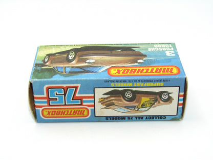 Matchbox Superfast 3C Porsche Turbo DARK MATT GREEN grey base
