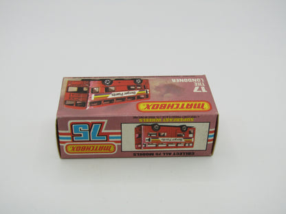 Matchbox Superfast No 17C London Bus Japan Kumanmachi Shopping Street