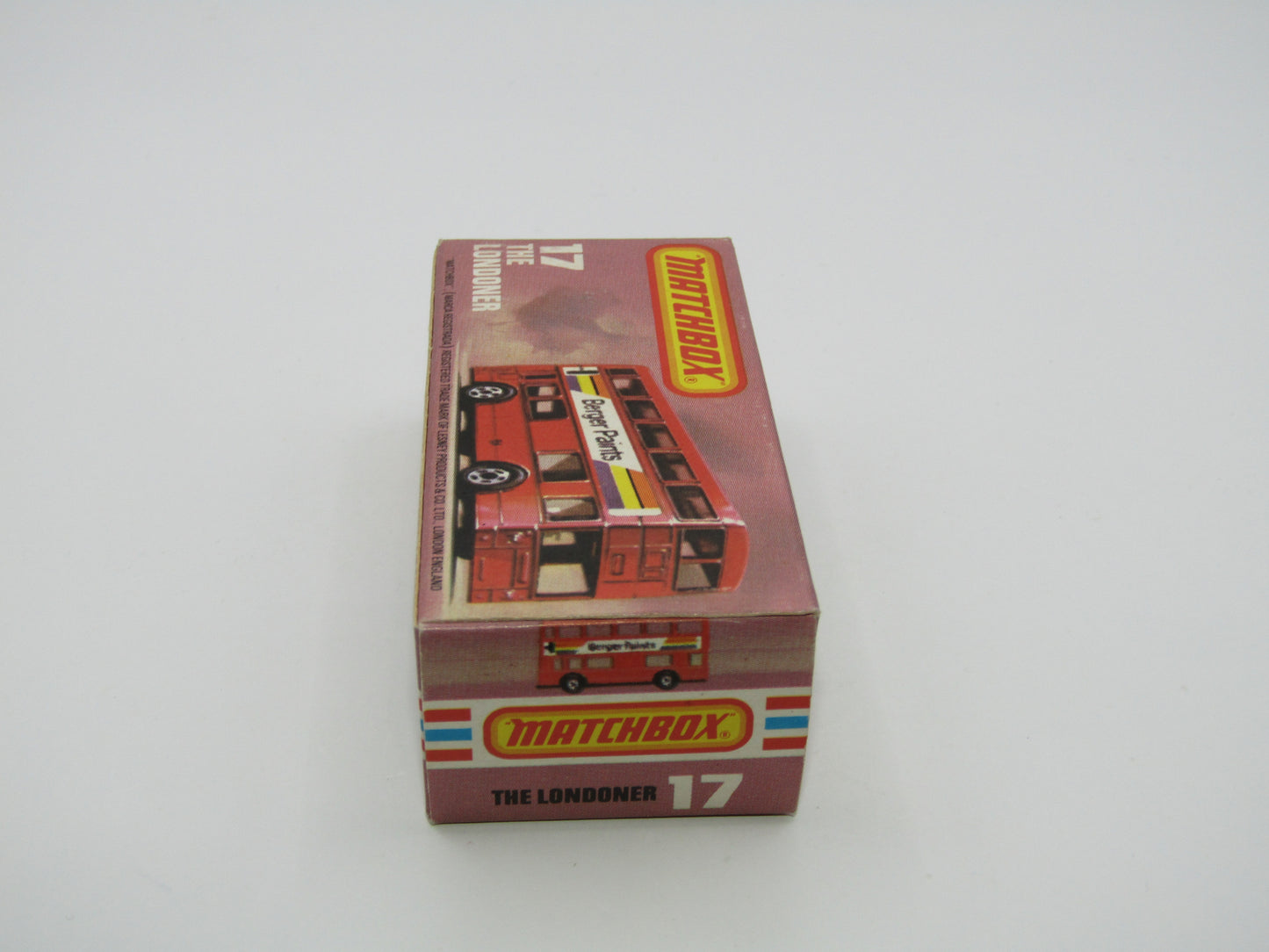 Matchbox Superfast No 17C London Bus Japan Kumanmachi Shopping Street