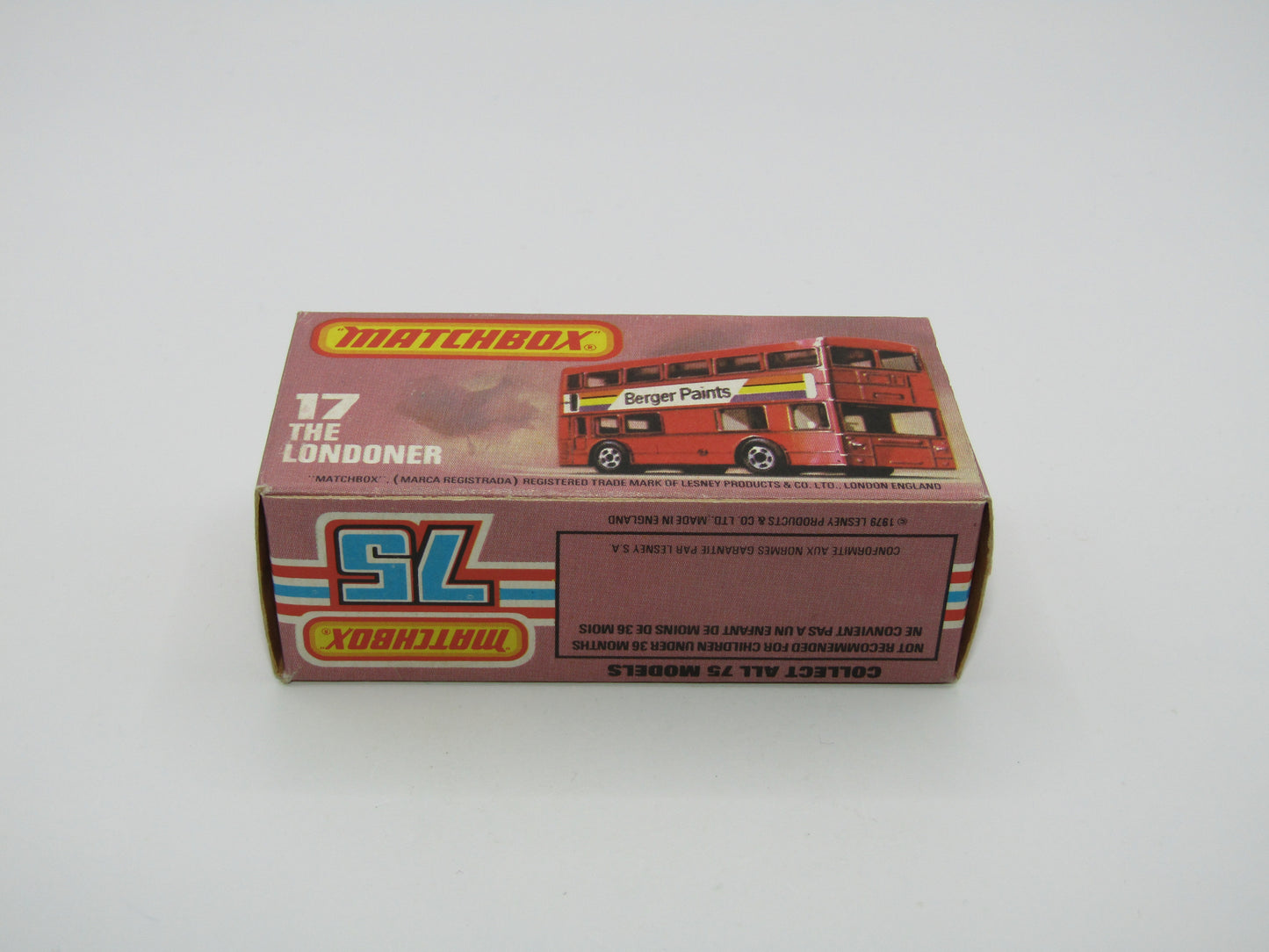 Matchbox Superfast No 17C London Bus Japan Kumanmachi Shopping Street