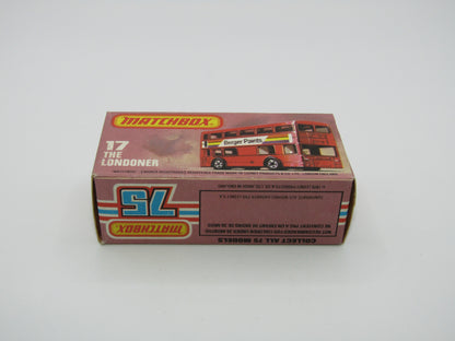 Matchbox Superfast No 17C London Bus Japan Kumanmachi Shopping Street