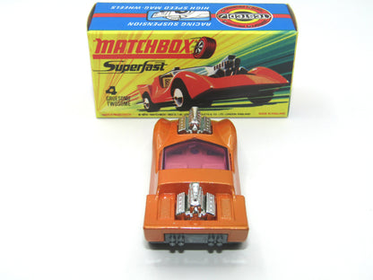 Matchbox Superfast 4B Gruesome Twosome ORANGE-GOLD body