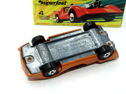 Matchbox Superfast 4B Gruesome Twosome ORANGE-GOLD body